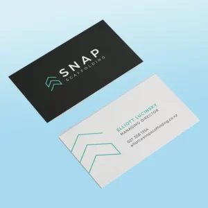 Displaying Soft-touch-business-card